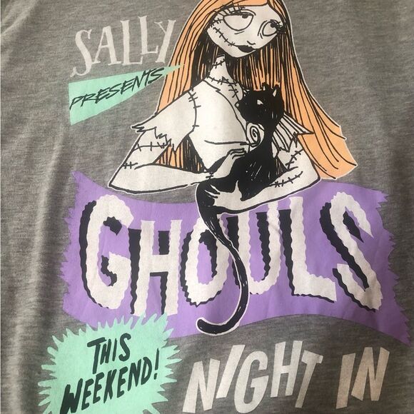 Disney Nightmare Before Christmas Sally Skellington Hoodie Ghouls Night In - Picture 1 of 7